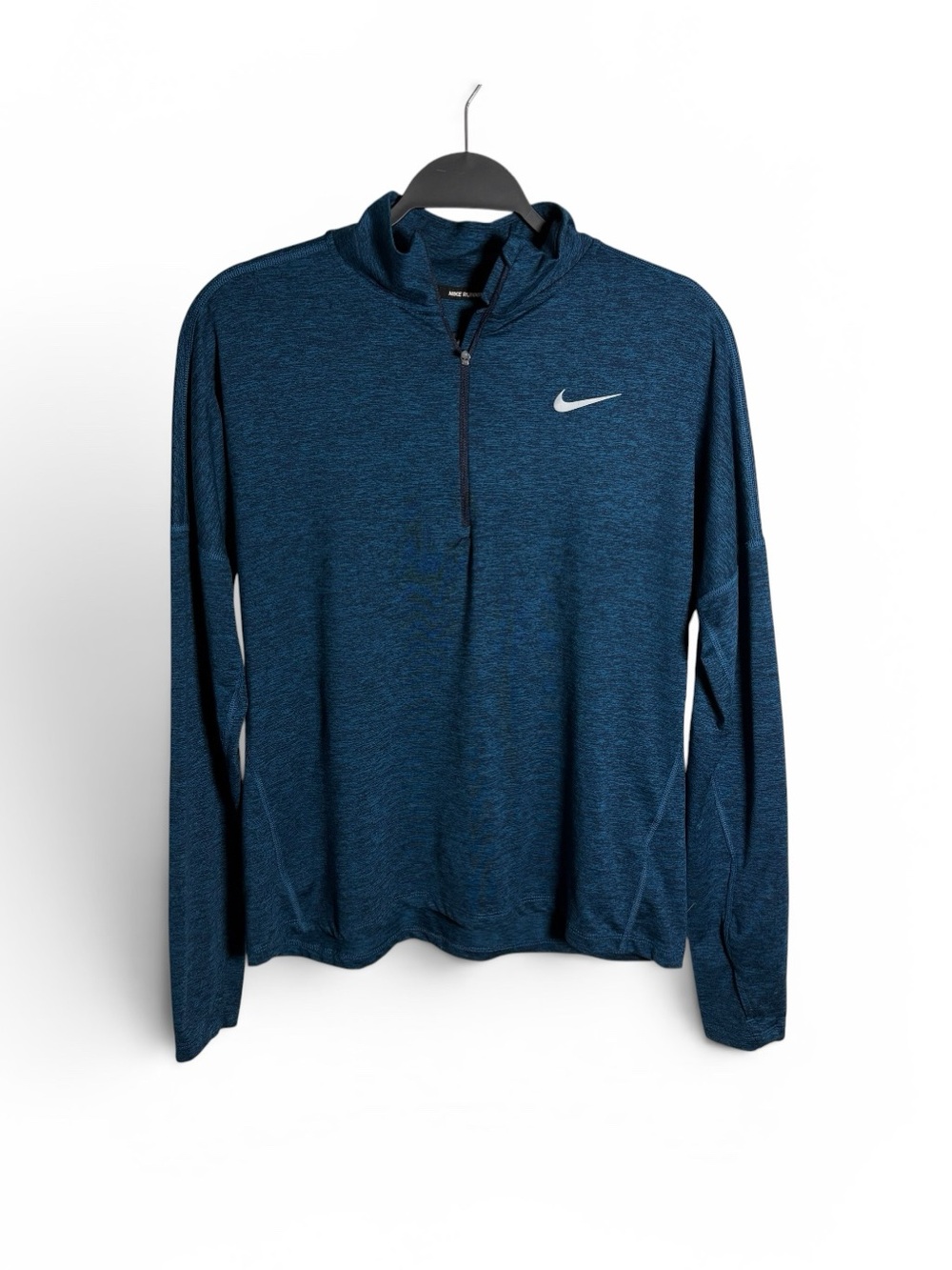 Nike Dri-Fit Dark Blue Heathered Colorway Long Sleeve Quarter Zip Pullover/Top